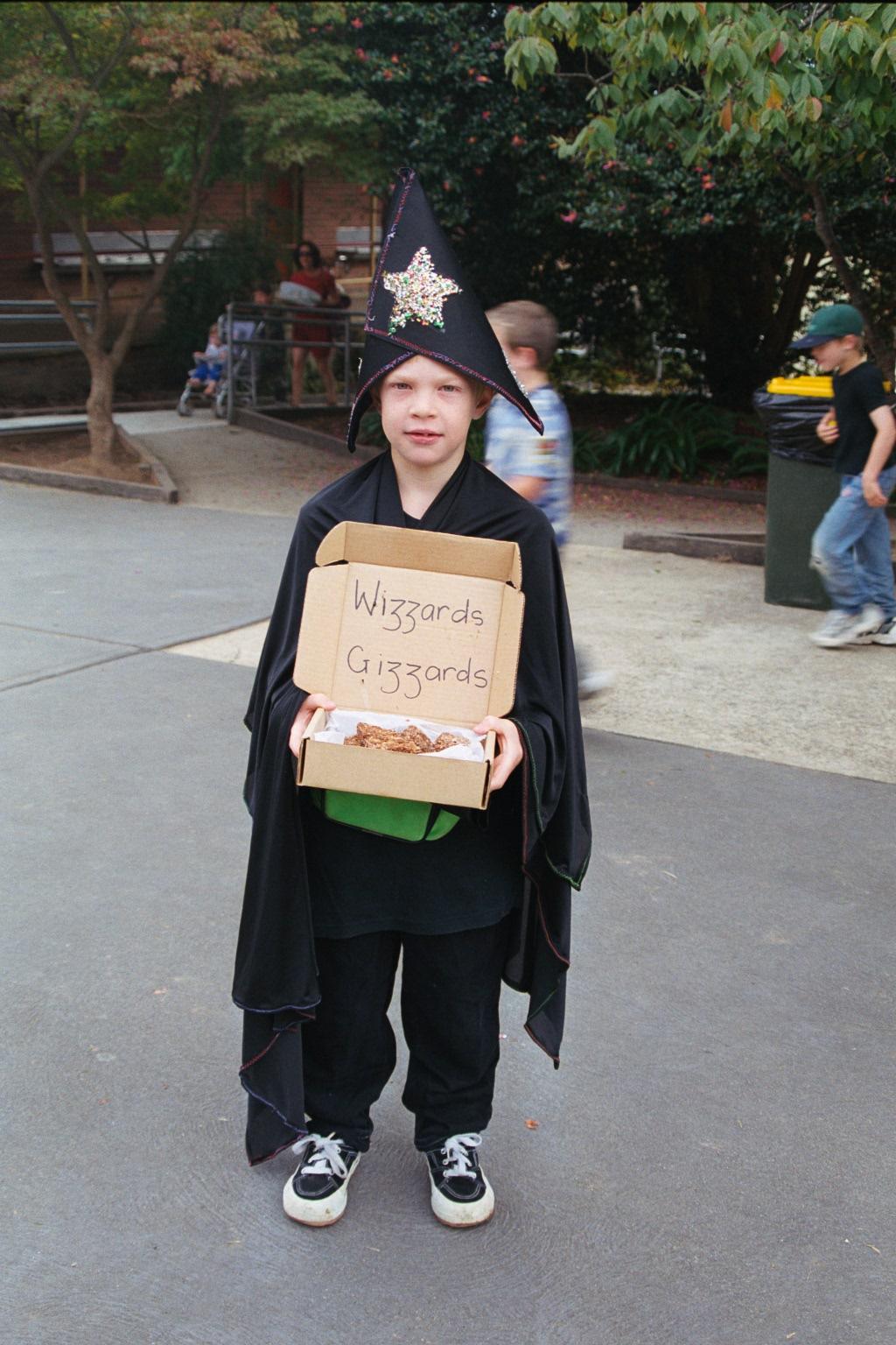 Cameron as a wizard
