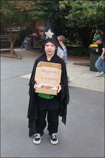 Cameron as a wizard