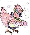 Hen (coloured in)