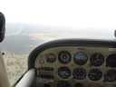 Flying south down the west side of the Grampians. Click to enlarge