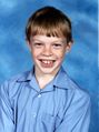 Cameron's school photo, May 2001