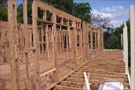 Floor level to ground floor wall frames