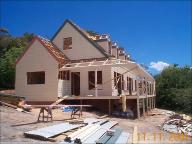 Weatherboards and verandah