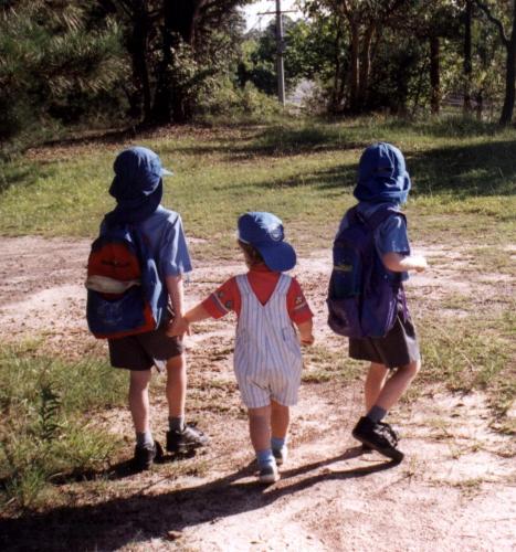 Walking to school