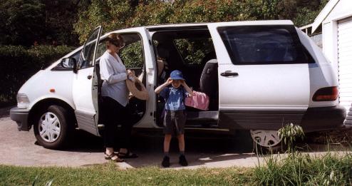 Driving to school