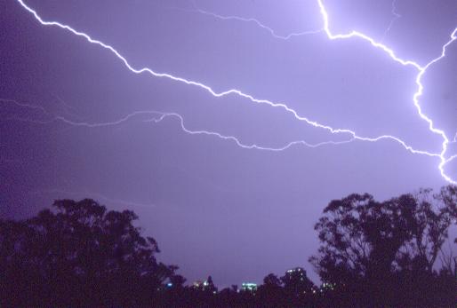 Lightning over Parramatta